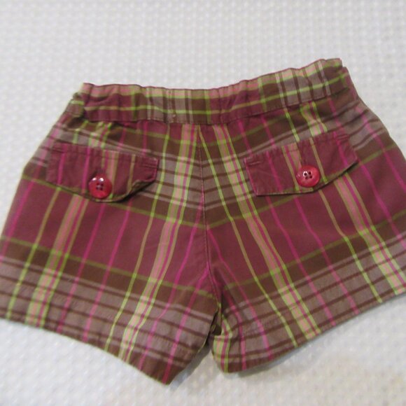 Little Girls Size 3 Shorts plaid - Picture 2 of 10